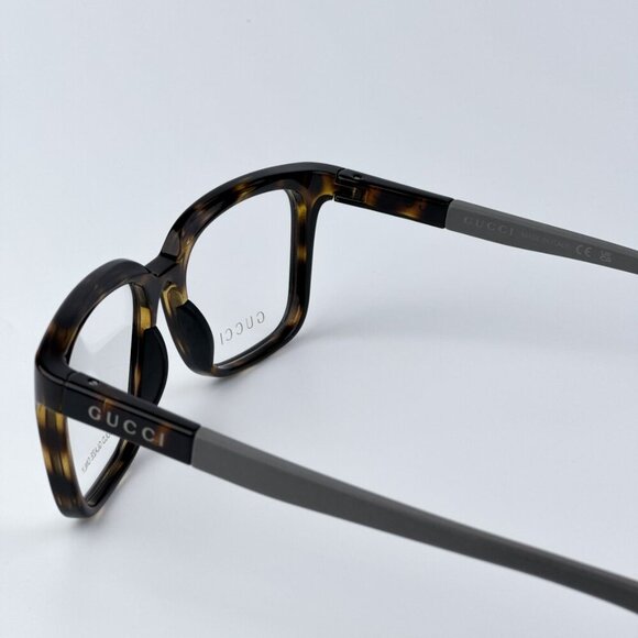 Gucci GG1738O 002 BRAND NEW Eyeglasses Havana Grey Unisex Square - Picture 7 of 9
